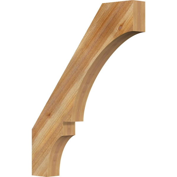 Ekena Millwork 4"W x 30"D x 38"H Balboa Rough Sawn Knee Brace, Western Red Cedar BRC04X30X38BOA00RWR - main